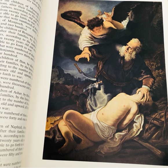 VTG Holy Bible Gold color page REMBRANDT Edition Authorized King James Version - Picture 12 of 16